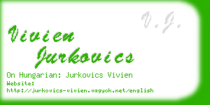 vivien jurkovics business card